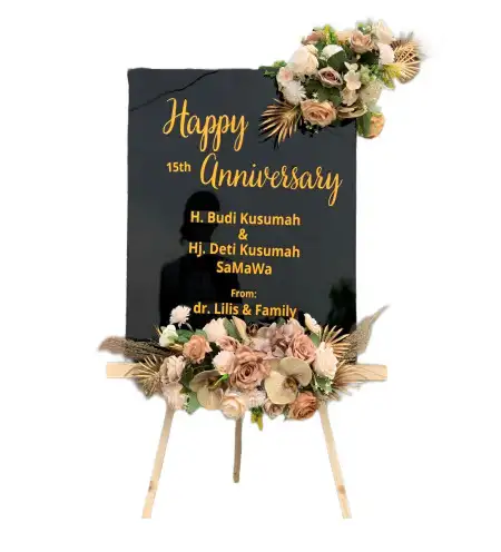 Papan Bunga Akrilik Boyan Tanjung