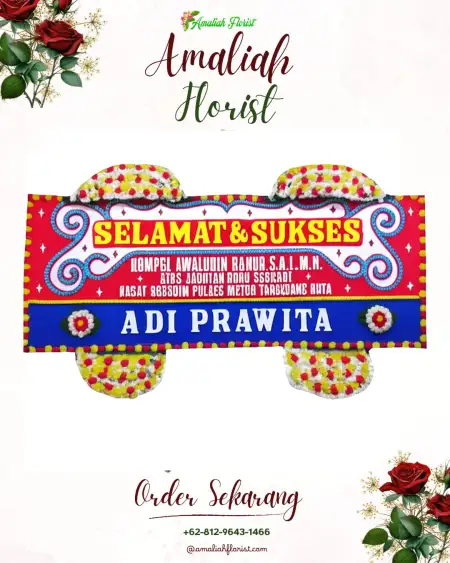 Papan Bunga Ucapan Selamat Boyan Tanjung