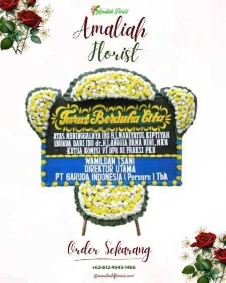 Papan Bunga Duka Boyan Tanjung